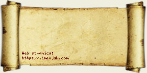 Nada Unić vizit kartica